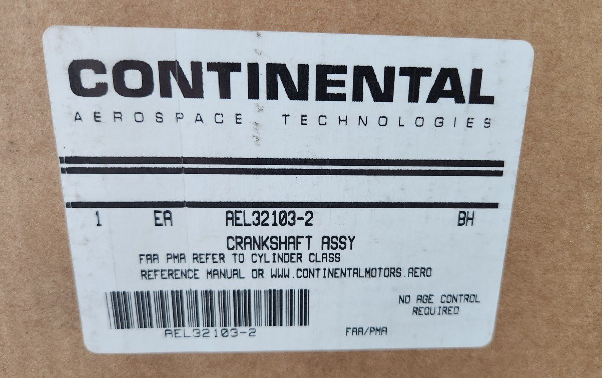 Lycoming crankshaft for O/IO/AEIO-320 models.